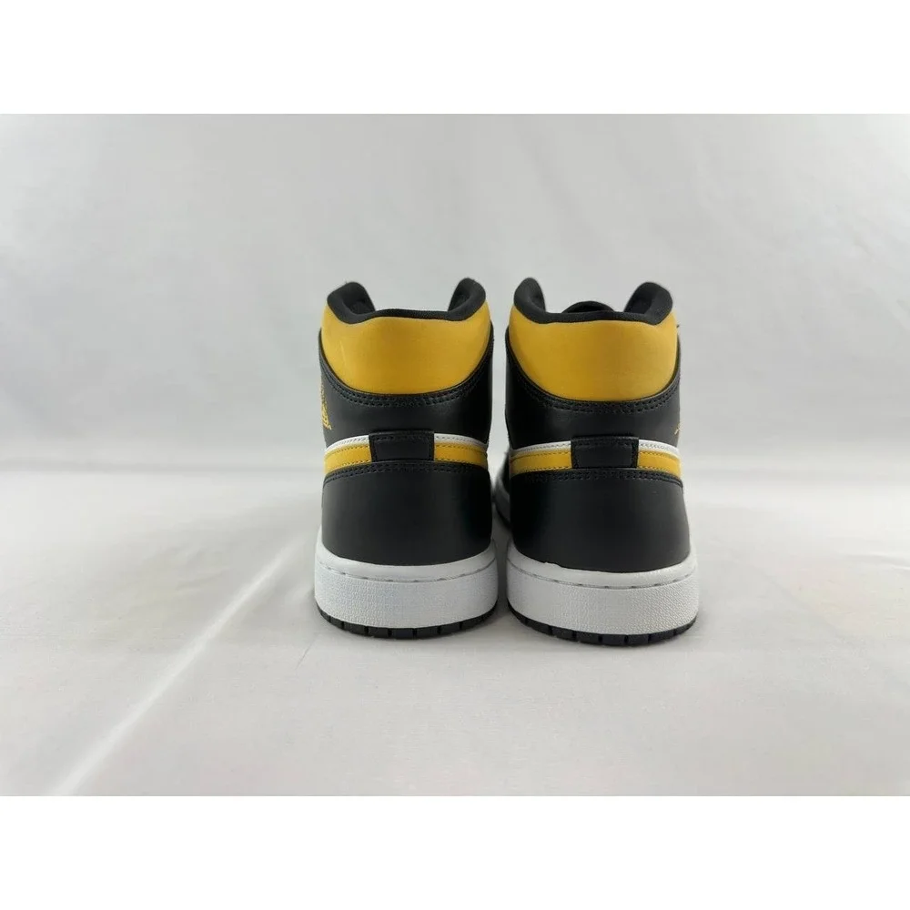 Nike Air Jordan 1 Mid 'Black University Gold' 554724-177 Men's Size 10.5